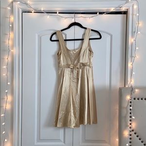 Gold dress